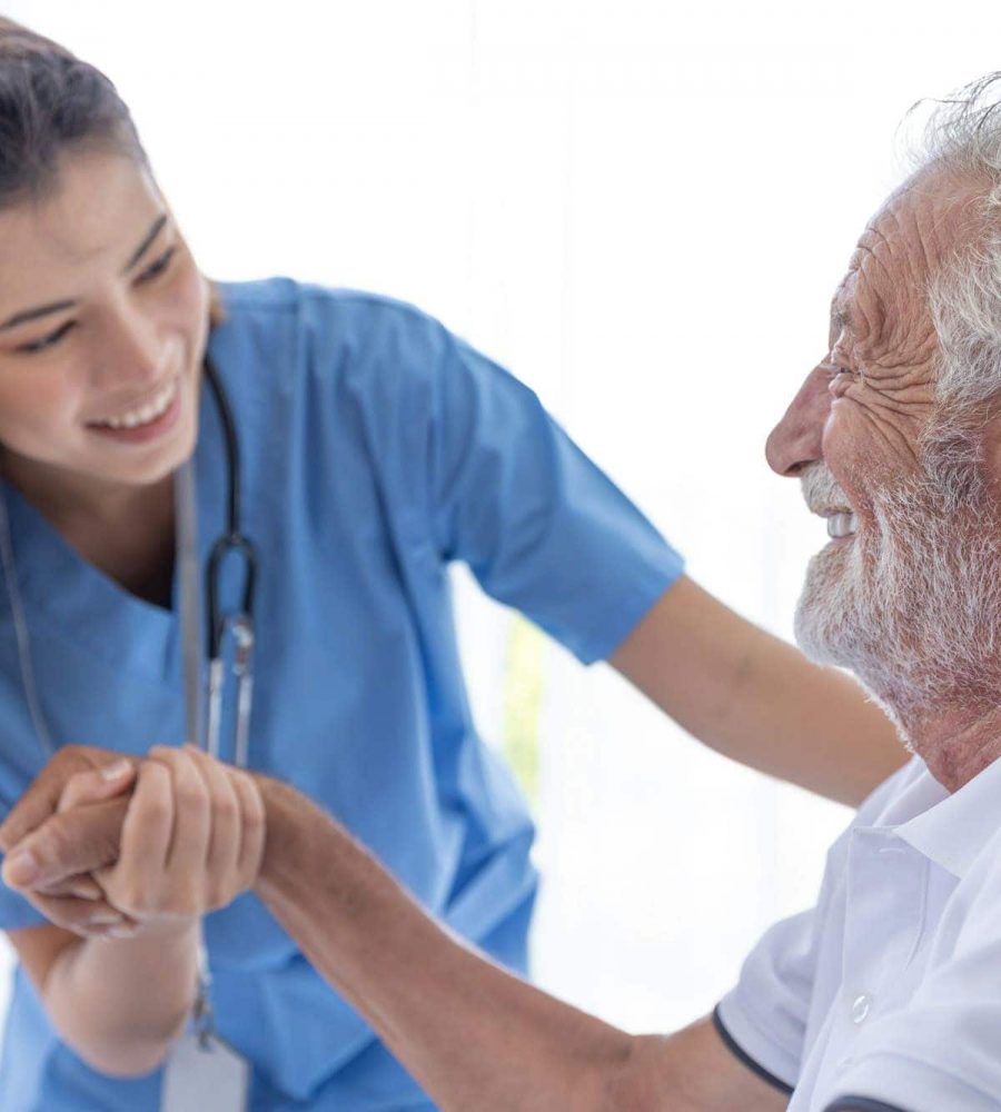 nurse-medical-staff-worker-support-service-healthcare-senior-elder-man-in-home-care